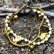 Boho Brass Elephant Bracelets