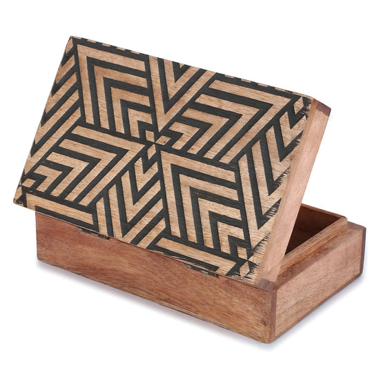 Square Handicraft Box Organizer For Jewllery